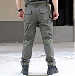 Load image into Gallery viewer, Pantalon Cargo Militaire Résistant pour Homme Couleur Vert Disponible
