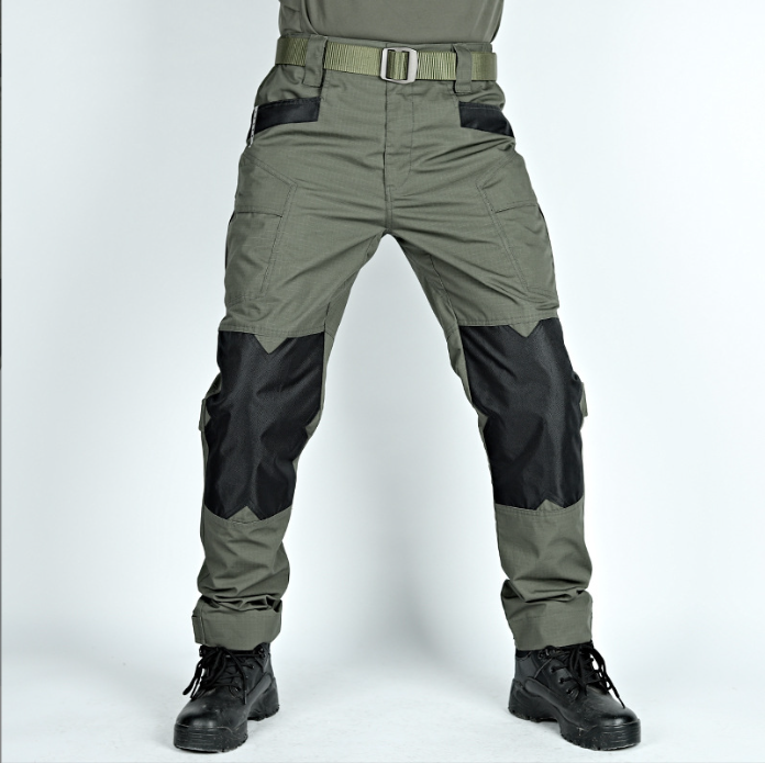 Pantalon Cargo Militaire Résistant pour Homme Couleur Vert Disponible