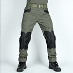 Load image into Gallery viewer, Pantalon Cargo Militaire Résistant pour Homme Couleur Vert Disponible
